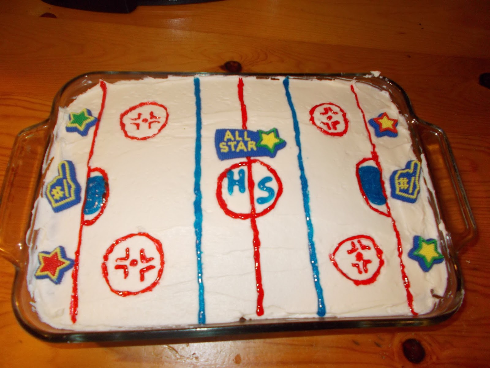 April's Country Life Hockey Rink Cake