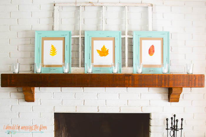 30 Watercolor Fall Leaf Printables | These 30 GORGEOUS and VIBRANT leaf printables are the perfect compliment to any fall decor. Download, frame, and display... (they are STUNNING displayed with all 30 together)!