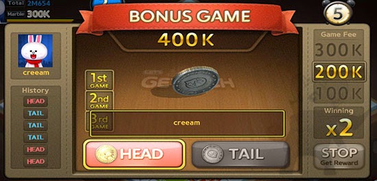 bonus game