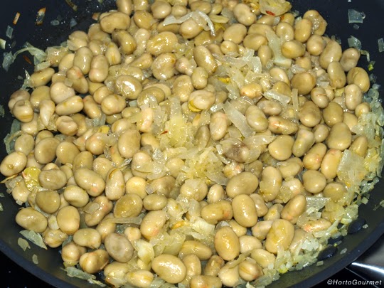 Cebolla pochada y habitas HortoGourmet