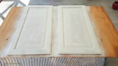 painting laundry room cabinet