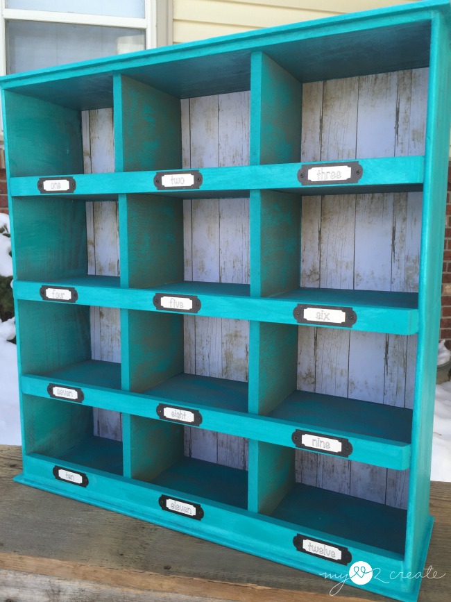 Cubby Organizer made from drawers My Love 2 Create
