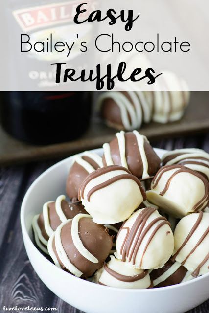 Easy Homemade Bailey's Chocolate Truffles Recipe