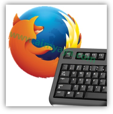  Gambar: ilustrasi keyboard shortcut di Mozilla Firefox