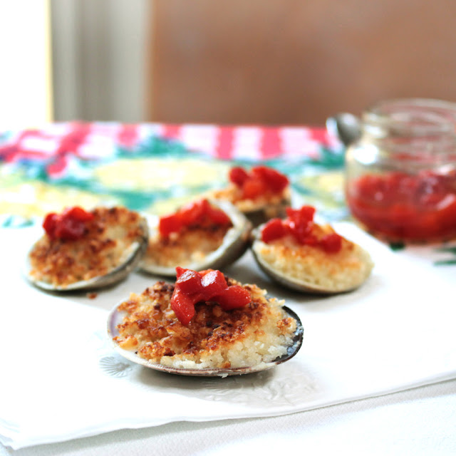 Food Nasty Happy Father's Day Manchego Baked Clams!!!