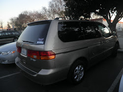 honda odyssey 2004 van paint complete change before repair bodywork purple