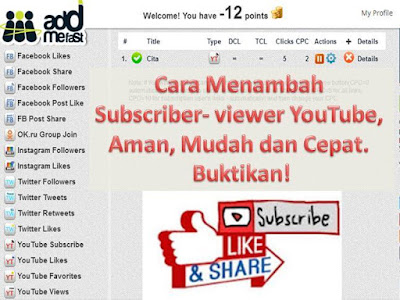 Cara menambahkan viewers di youtube