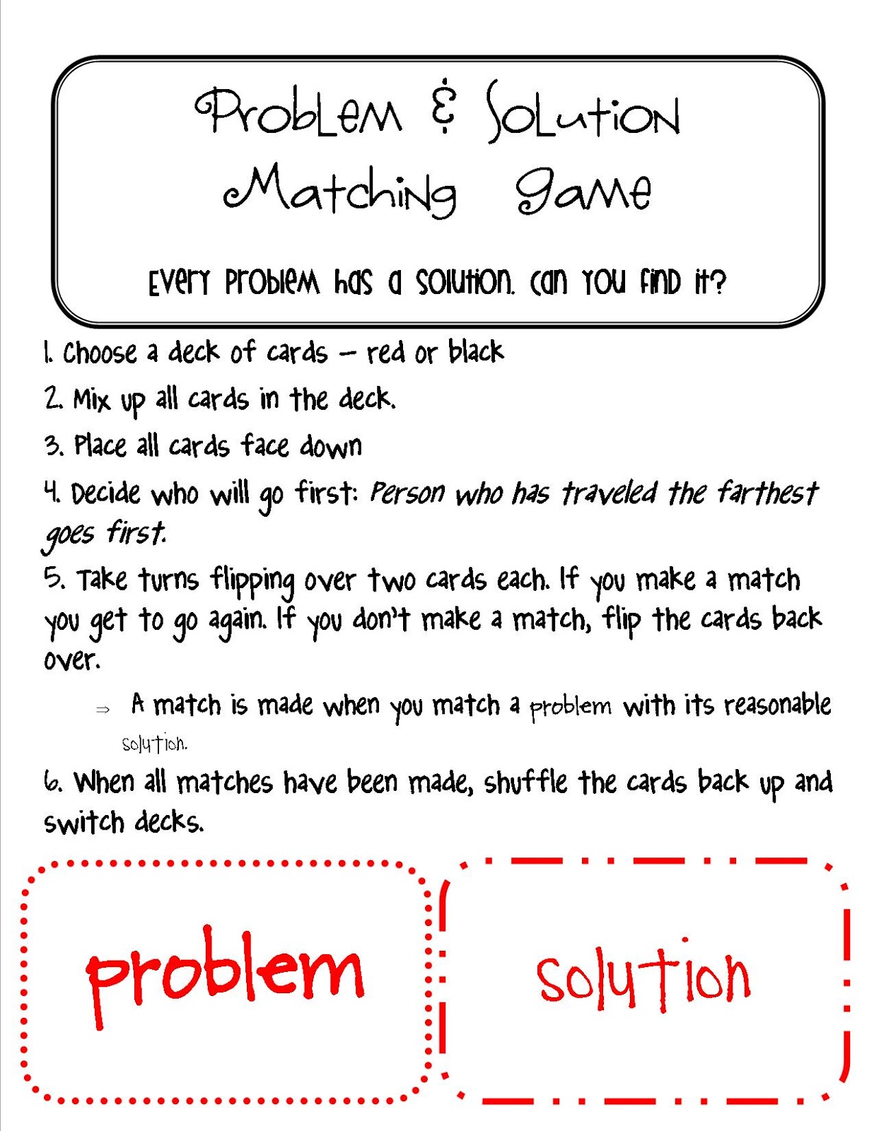 Match solution