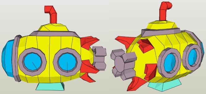 Submarine kiddle picture