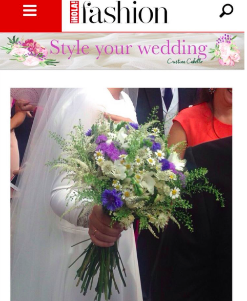 ramos de novia, style your wedding, revista Hola, hola novias, holanovias, blog en hola, novias 2016, tocados y eventos, wedding planner