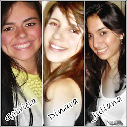 Gabriela Barboza, Dinara Batista e Juliana Carvalho.