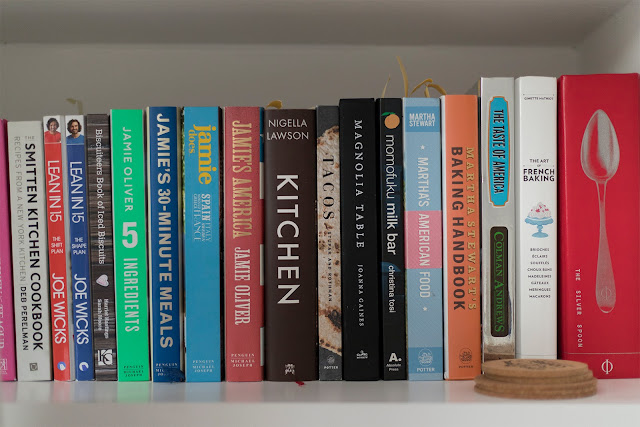 our cookery book shelf house tour
