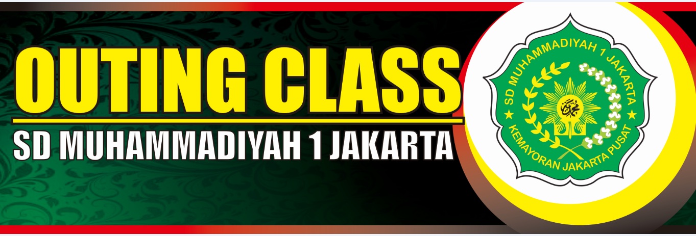 Desain Banner Outing Class SD Muhammadiyah Jakarta