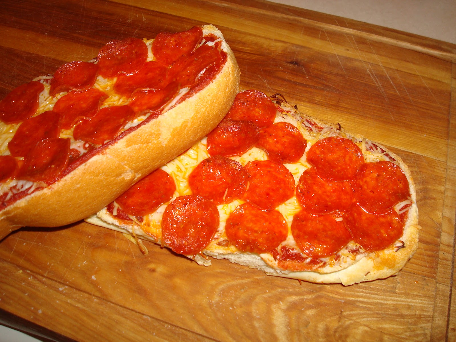 menu managed French Bread Pizza