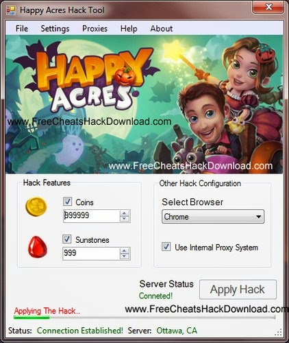 Happy acres hack cheat tool