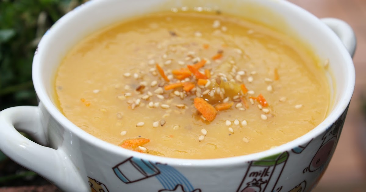 La dieta mediterránea de nuestra familia Crema de calabaza y naranja...y juego de la imaginación