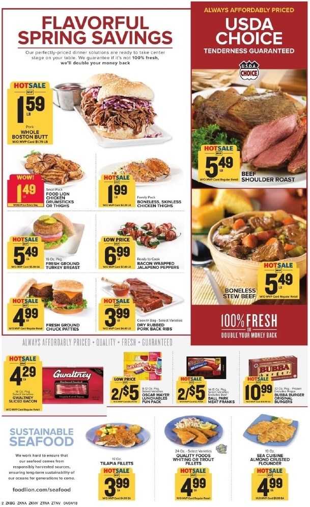 food lion weekly ad 4 4 4 10 2018 lucky dollar deals kmart weekly sales flyer
