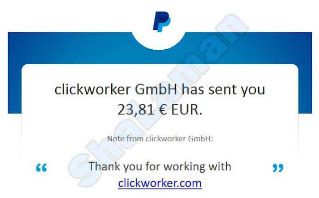 Bukti Pembayaran Clickworker