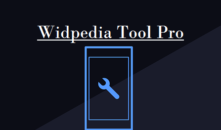 Cara menggunakan Aplikasi Widpedia Tool