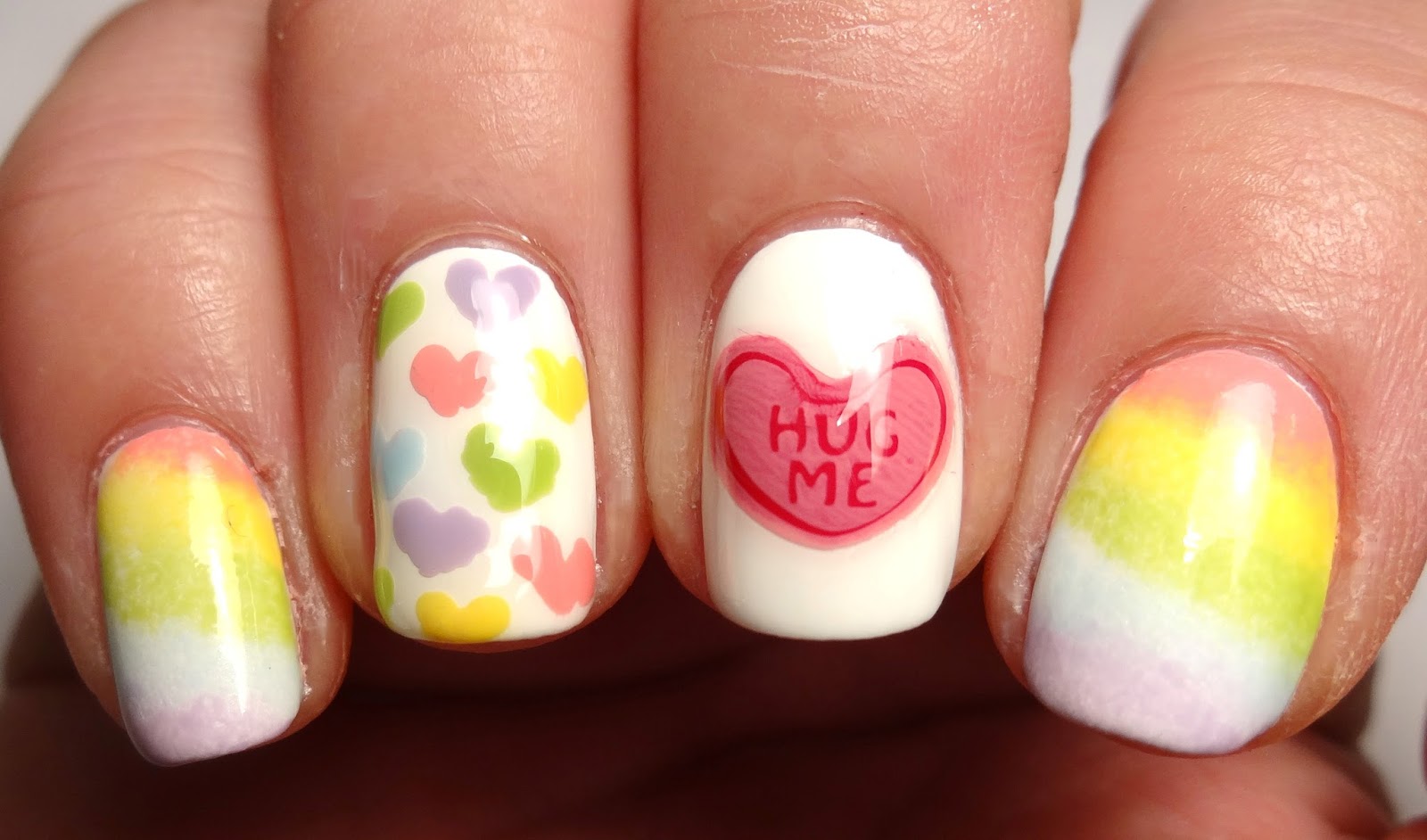 Lacquered Lawyer Nail Art Blog Conversation Hearts