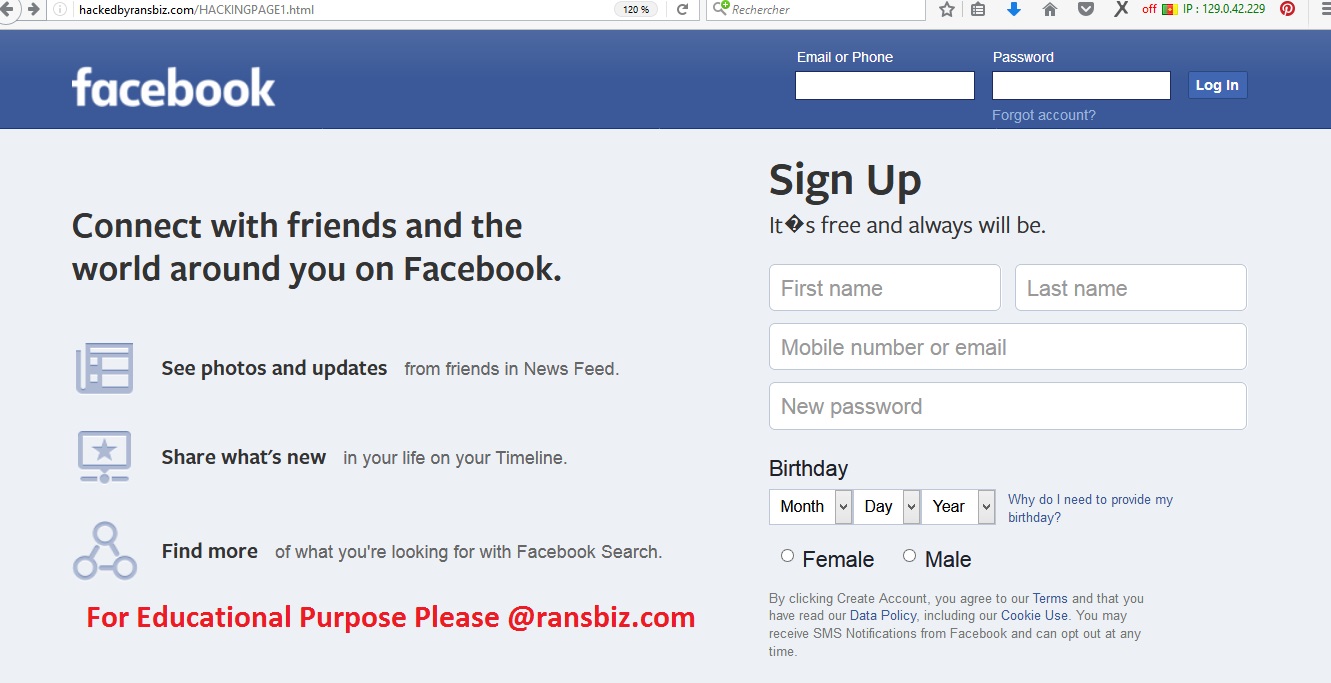 Fake Facebook Id And Password List