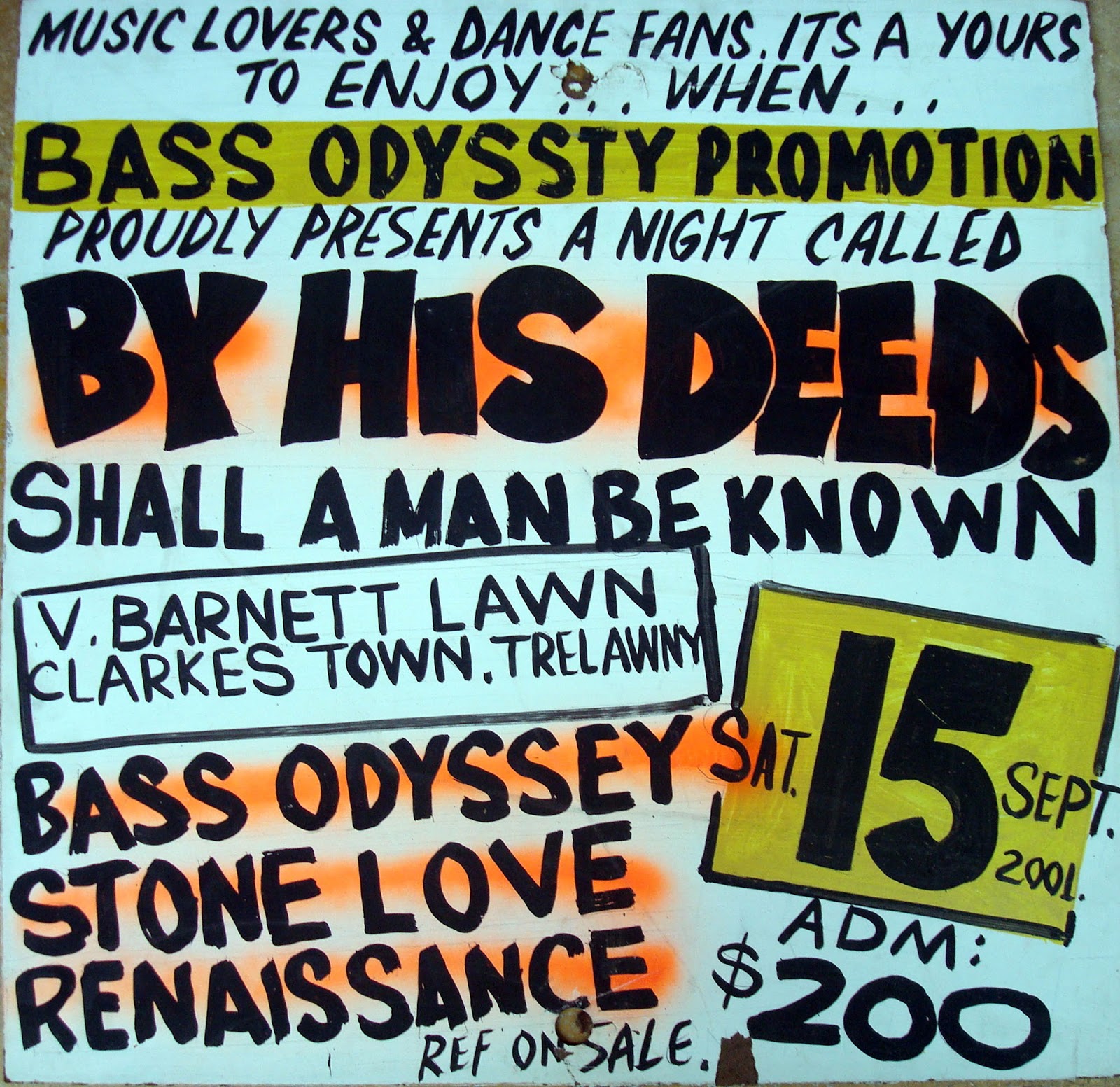 Robin's New and Events A couple of old Jamaican Party posters