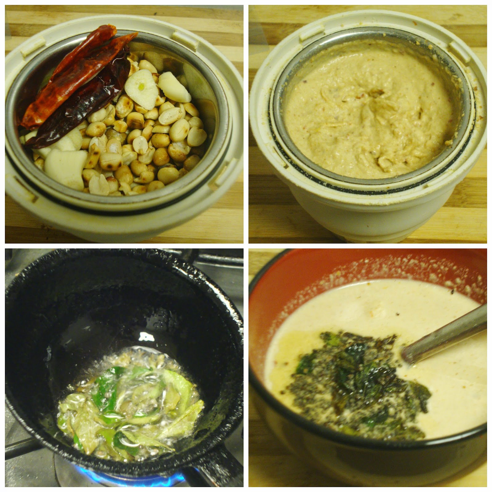 Poornima's Cook Book Easy Peanut Chutney (without coconut) / Side dish