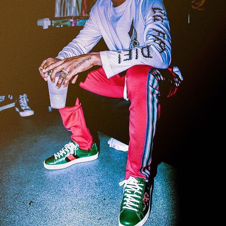 gucci sneakers by wizkid