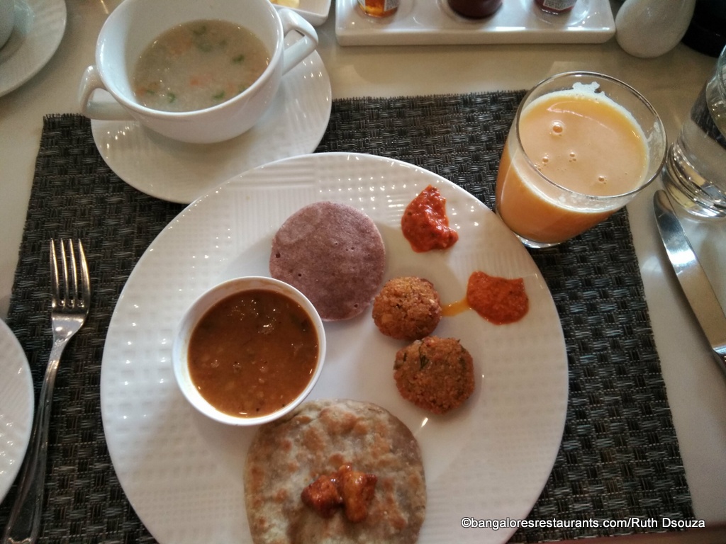 Bangalore restaurants Food and Travel A Millet Breakfast at Taj