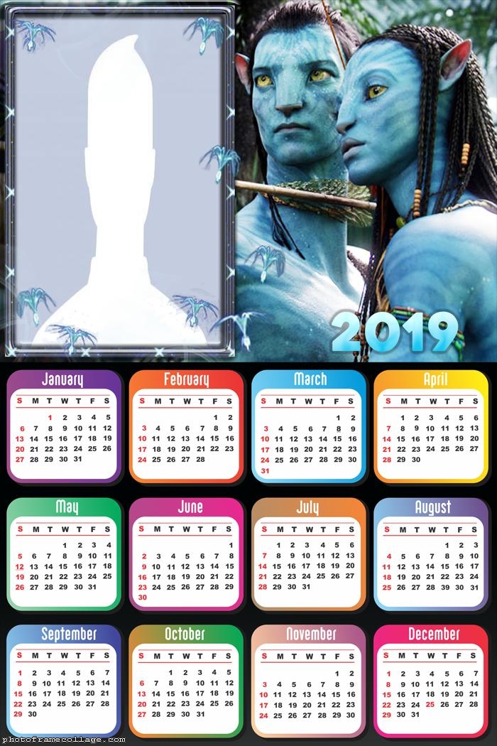 Calendario 2019 de Avatar para Imprimir Gratis. - Oh My Fiesta! Friki
