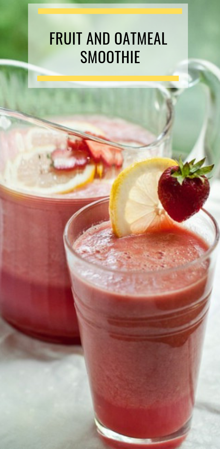 Fruit and Oatmeal Smoothie Trending Recipes
