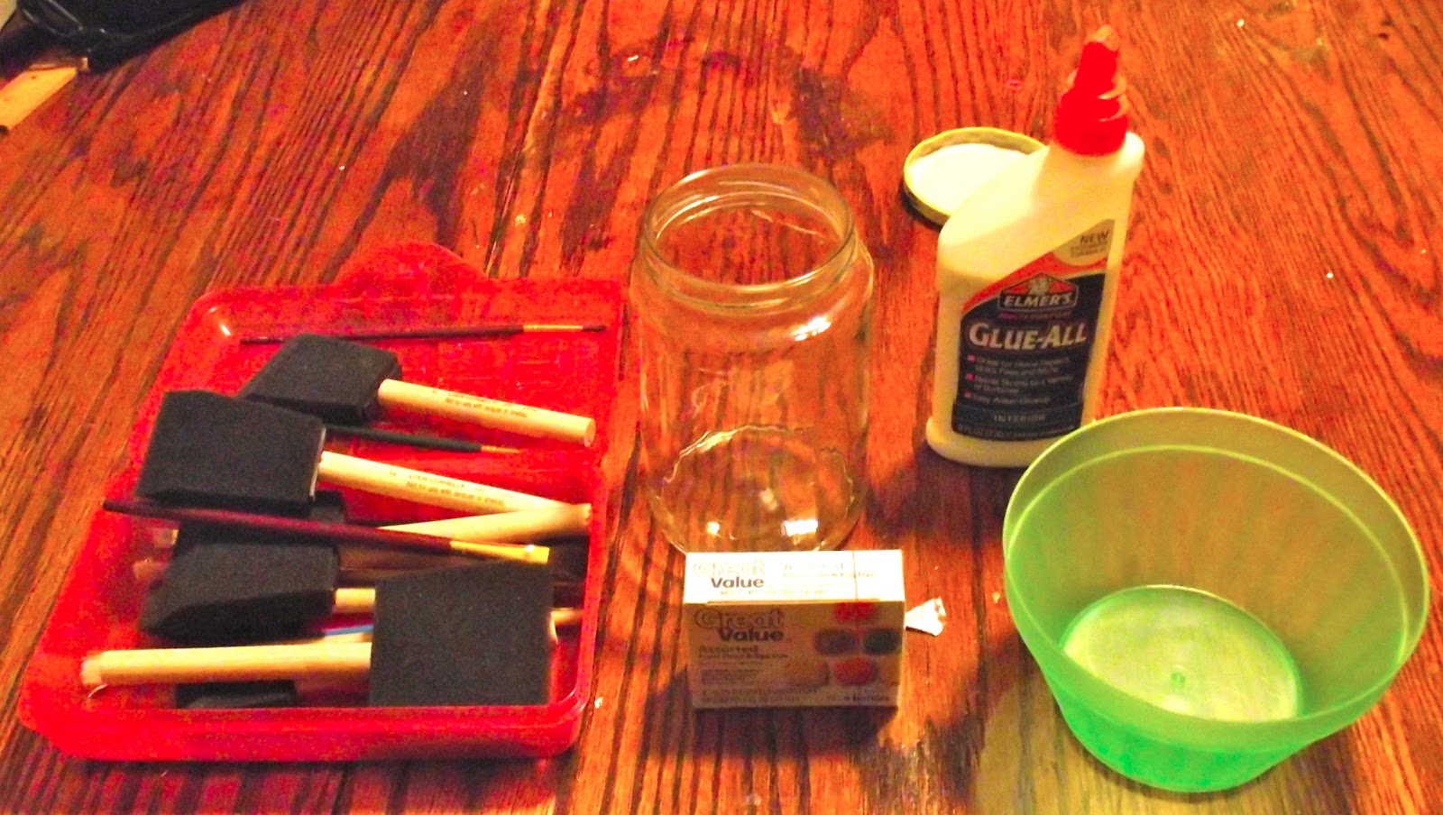 NikCreates Elmers Glue + Food Coloring = Seaglass Effect?