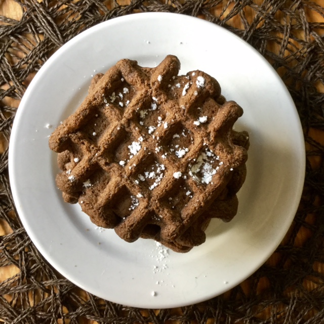 Home Cooked Vegan Chocolate Protein Waffles (Gluten Free)