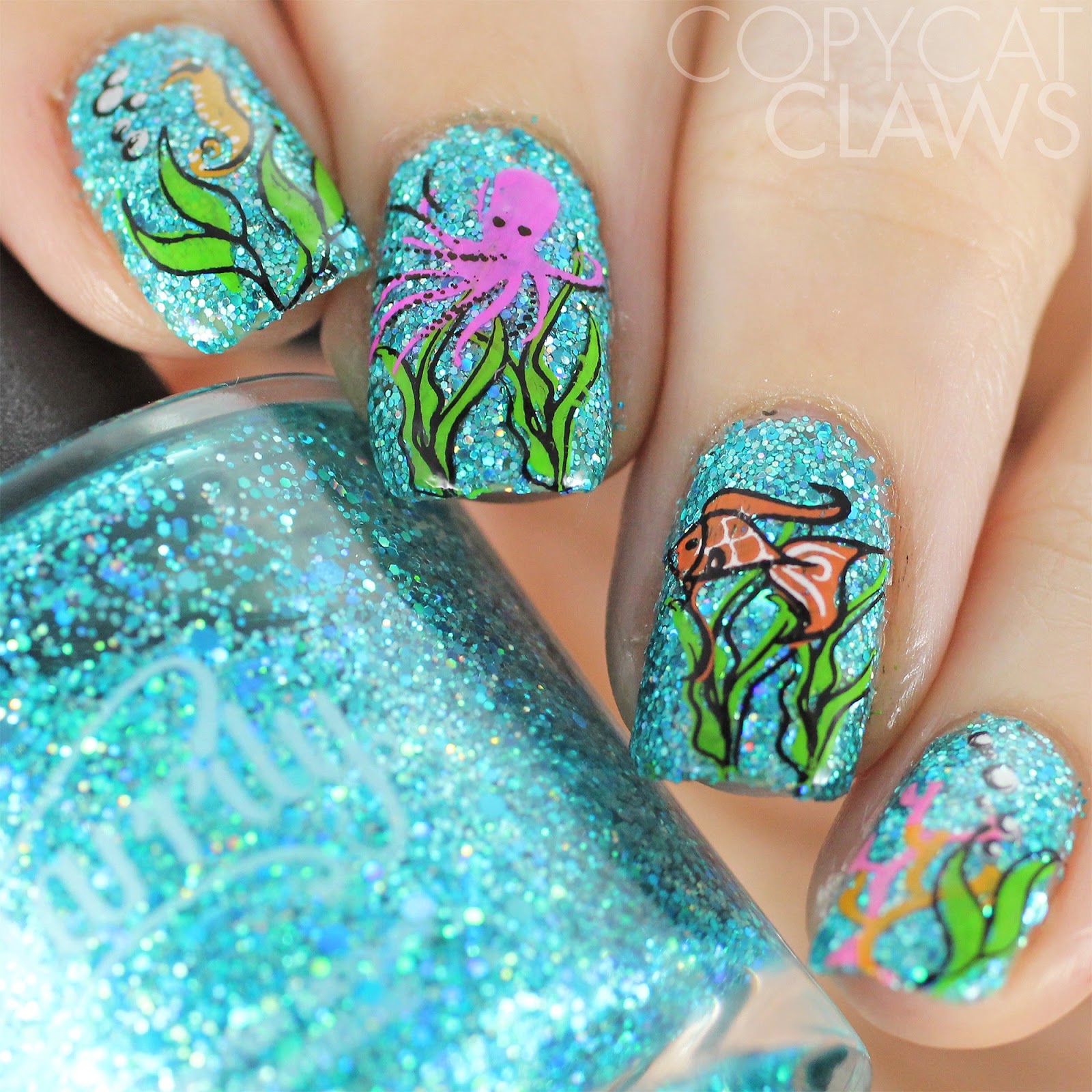 Copycat Claws Clear Jelly Stamper Under The Sea Stamping Plate