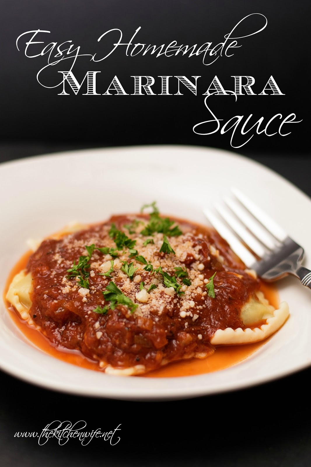 Easy Homemade Marinara Sauce - The Kitchen Wife