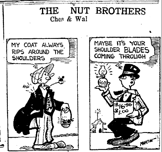 Screwball Comics From Little Aherns Grow Mighty Jokes The Nut Brothers