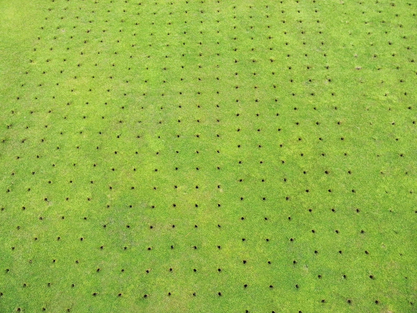Chantilly National Golf and Grounds GOLF COURSE AERIFICATION