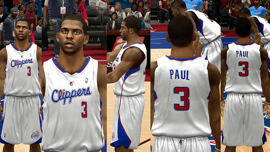 la clippers home jersey