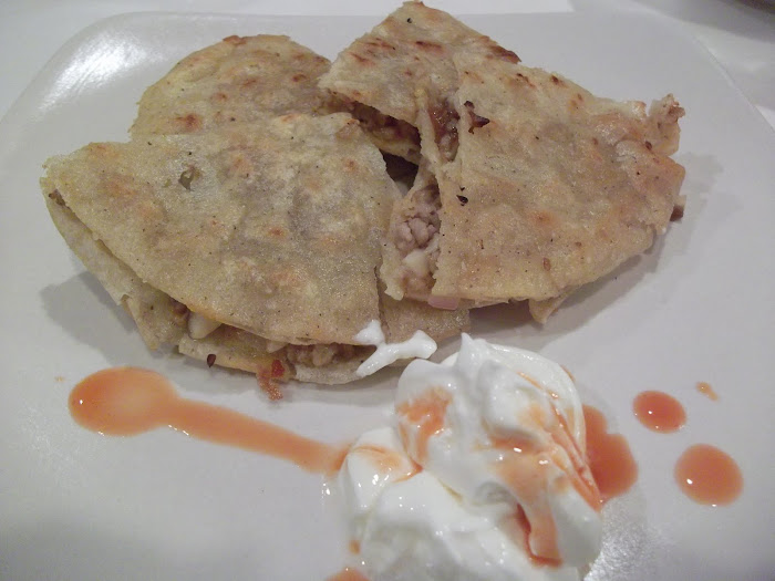 Pork, Fig, Mushroom Quesadillas