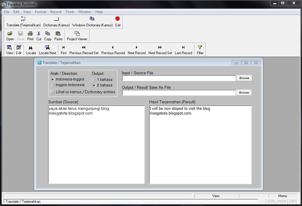 DOWNLOAD SOFTWARE PENERJEMAH OFFLINE TRANSTOOL 10 FULL + CRACK SARANA