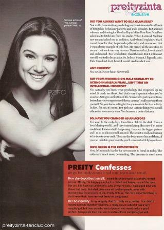 Preity Zinta Cosmoplitian Magazine Photoshoot Scans1 - Preity Zinta Unseen Cosmoplitian Magazine HQ Pics 