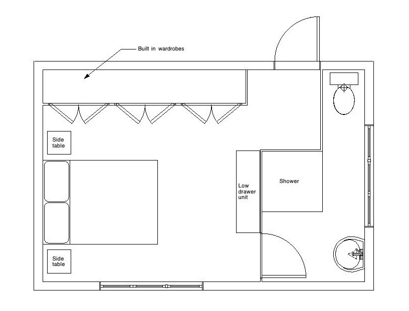 Country Connections Bedroom and Bathroom Floor Plan Options