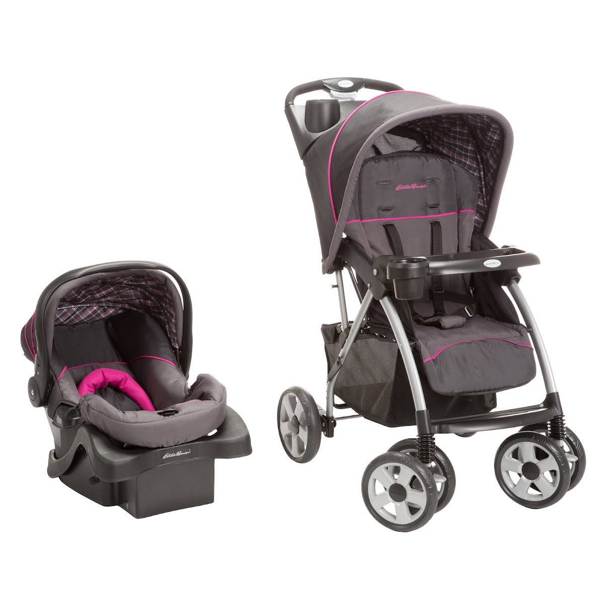 Eddie Bauer Stroller And Car Seats Set