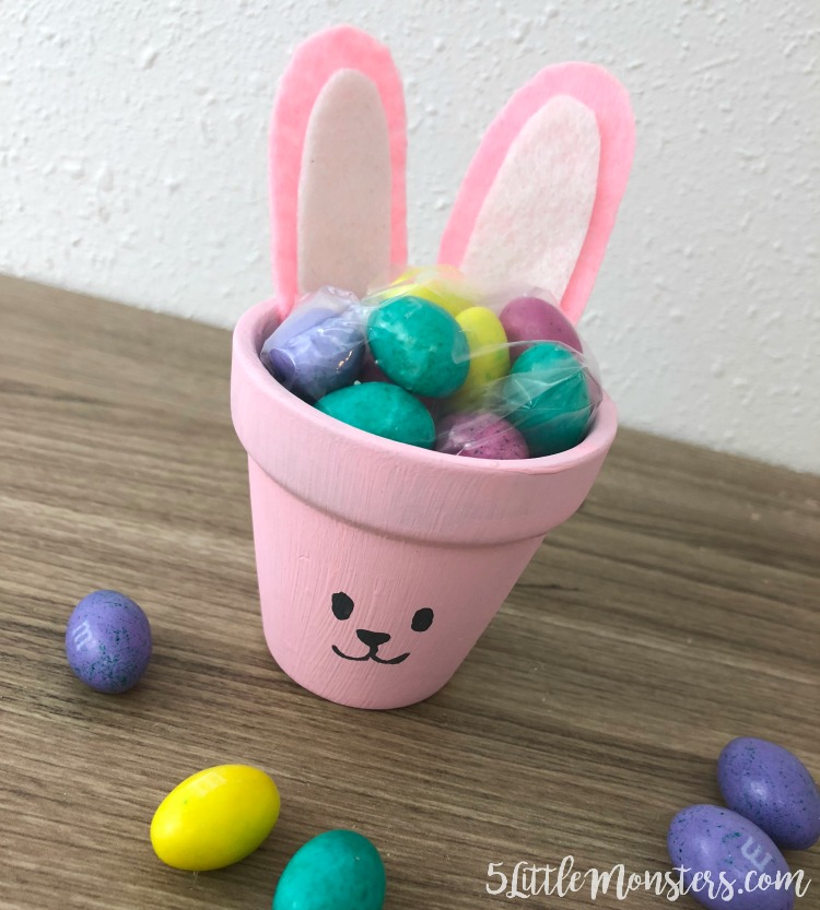 5 Little Monsters Bunny Treat Pots