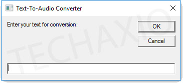 Text-To-Audio Converter
