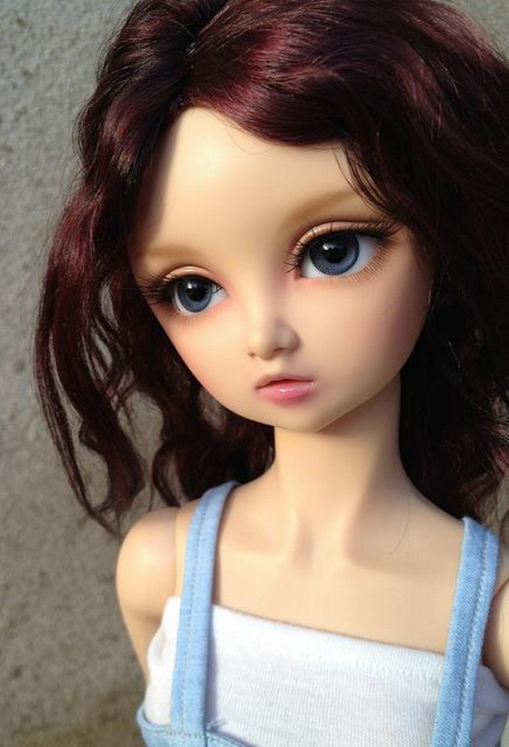 Doll girl cute innocent pretty barbie alone | nineimages