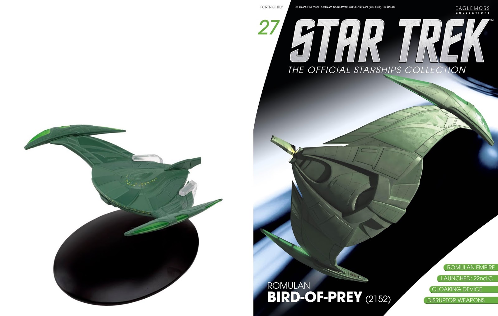 Star Trek Official Starships Collection Issue Scimitar Special Edition 18