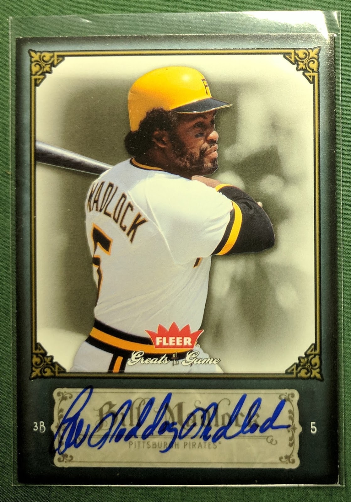 Bill Madlock Purina Card Pittsburgh Pirates American baseball