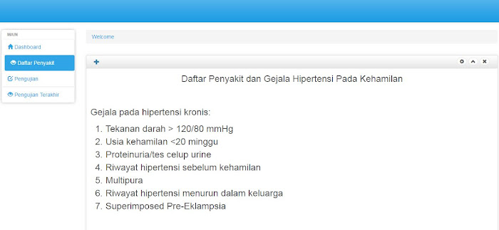 Implementasi Algoritma Fordward Chaining Dan Naive Bayes Untuk Mendiagnosa Penyakit Hipertensi Kehamilan Skripsi Teknik Informatika