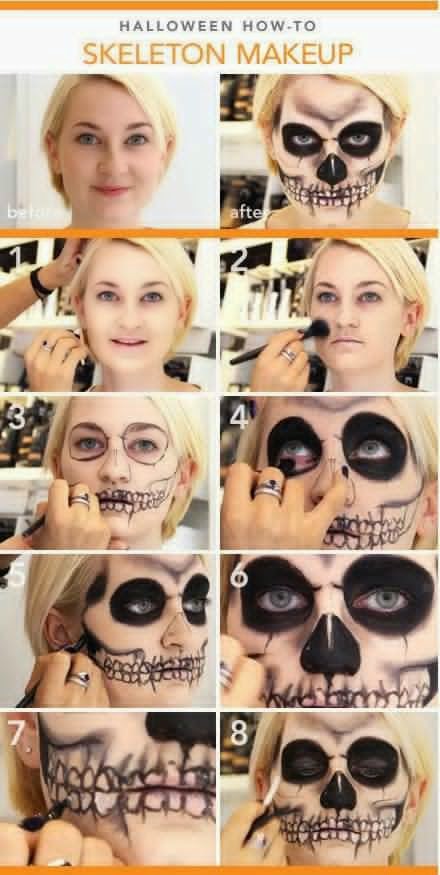 10 Creative Halloween Make-up Ideas 